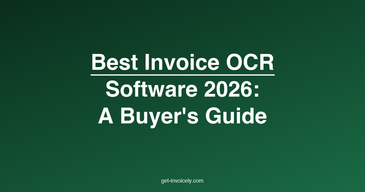 Best Invoice OCR Software in 2026: 10 Tools Compared
