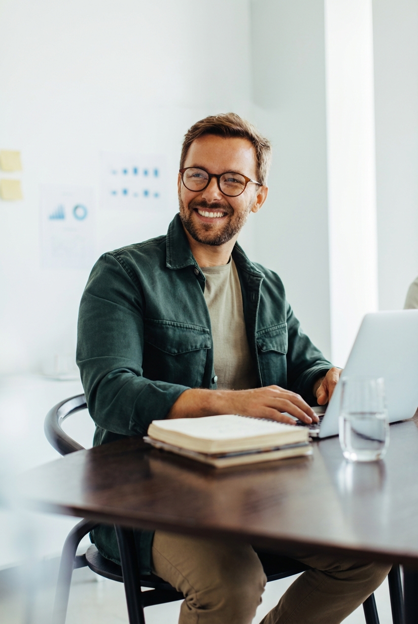 Finance professional using Invoicely